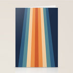 70's Retro Stripes Stationery Card Gallery Image 2