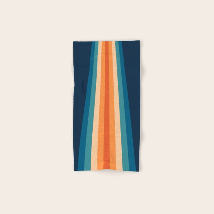70's Retro Stripes Bath Towel Gallery Image 1