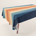 70's Retro Stripes Tablecloth Gallery Image 1