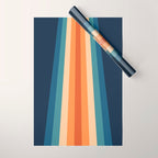 70's Retro Stripes Wrapping Paper Gallery Image 1