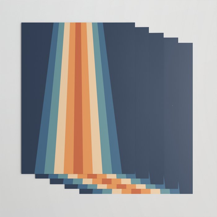 70's Retro Stripes Wrapping Paper Gallery Image 3