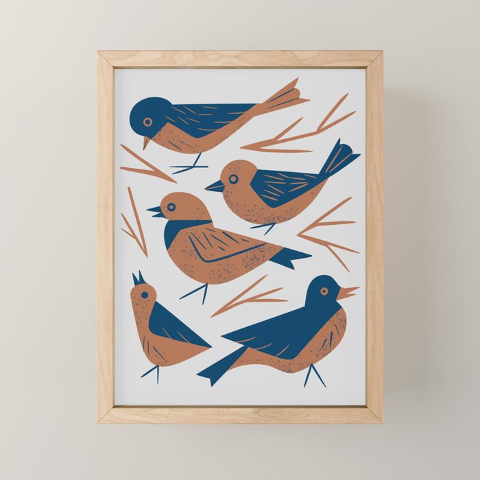 Hello Songbirds Mini Art Print Gallery Image 1