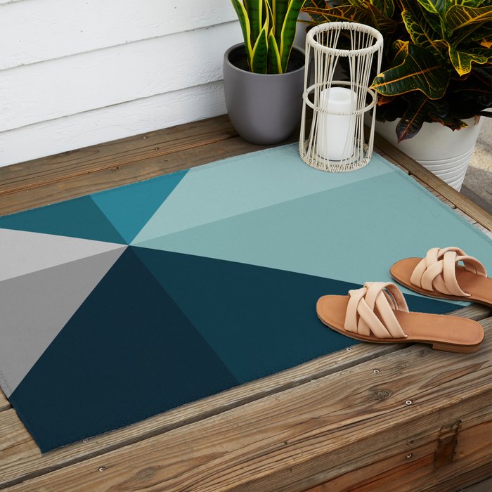 Geometric 1702 Outdoor Rug Gallery Image 2
