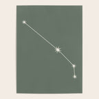 Aries Zodiac Star Constellation Line Art Sage Poster Gallery Image 4