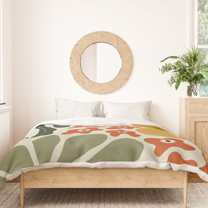 Vintage Floral Dreamscape Duvet Cover Gallery Image 3