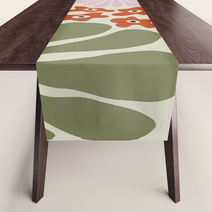 Vintage Floral Dreamscape Table Runner Gallery Image 1