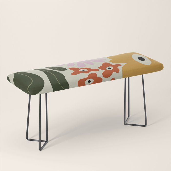 Vintage Floral Dreamscape Bench Gallery Image 1