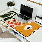 Vintage Floral Dreamscape Desk Mat Gallery Image 2