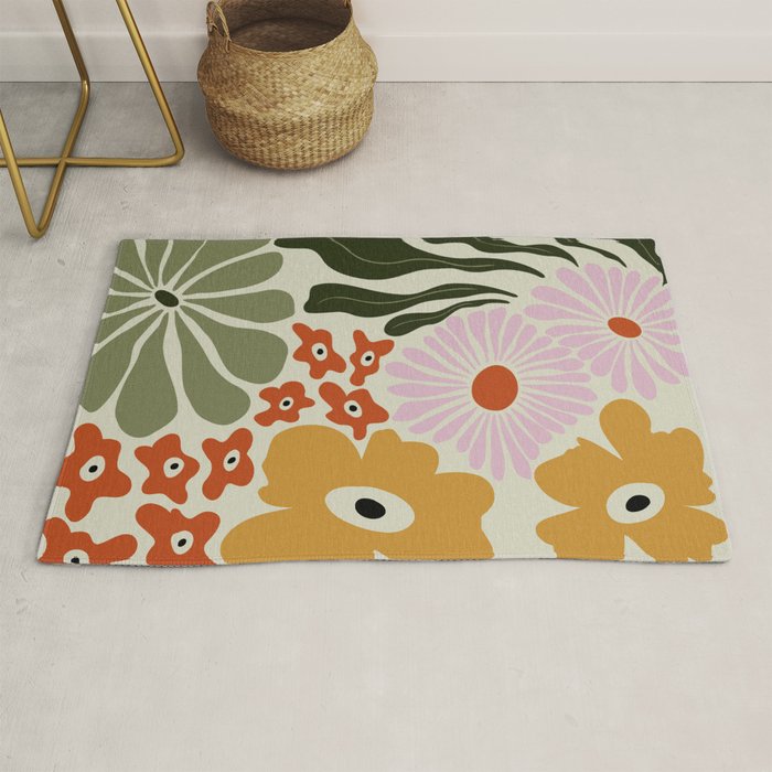Vintage Floral Dreamscape Rug Gallery Image 1