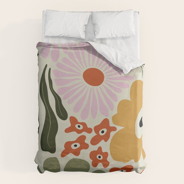 Vintage Floral Dreamscape Duvet Cover Gallery Image 6