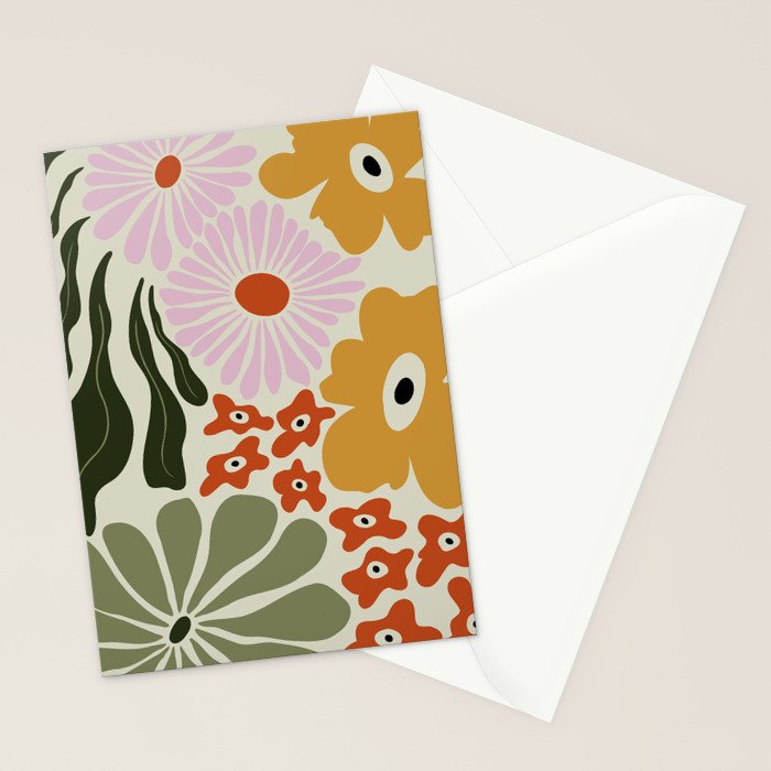 Vintage Floral Dreamscape Stationery Card Gallery Image 2