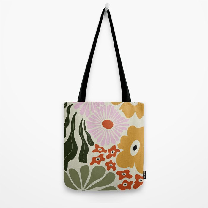 Vintage Floral Dreamscape Tote Bag Gallery Image 2