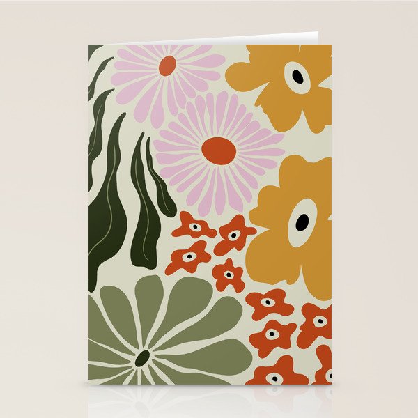 Vintage Floral Dreamscape Stationery Card Gallery Image 1