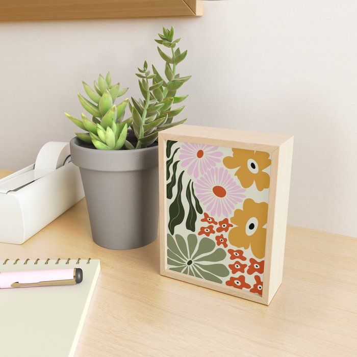 Vintage Floral Dreamscape Mini Art Print Gallery Image 2