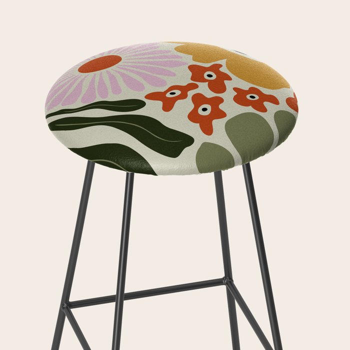 Vintage Floral Dreamscape Stool Gallery Image 2