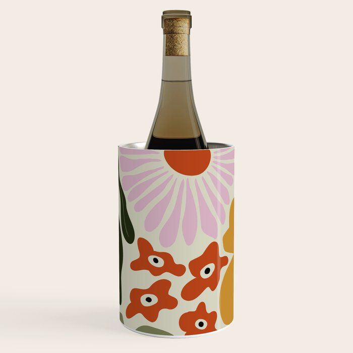Vintage Floral Dreamscape Wine Chiller Gallery Image 1