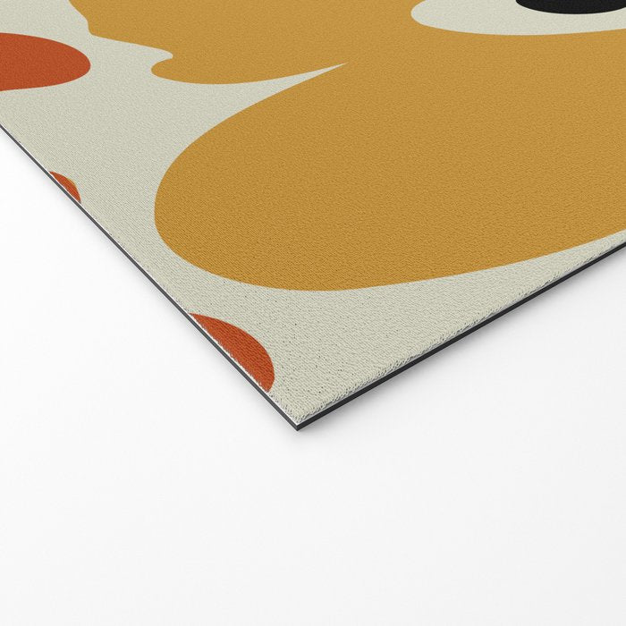 Vintage Floral Dreamscape Welcome Mat Gallery Image 2