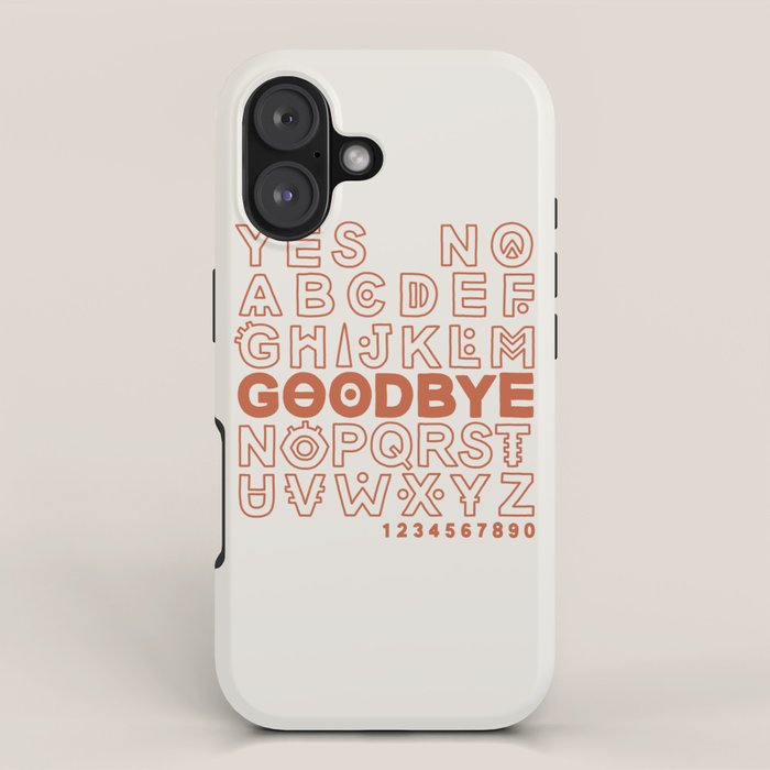 Plastic Bag Ouija Board iPhone Case Gallery Image 1