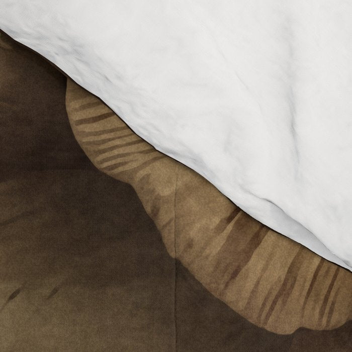 Moody Flower Garden Baroque Opulence Brown Comforter Gallery Image 4