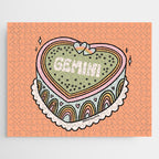 Gemini Heart Cake Jigsaw Puzzle Gallery Image 1