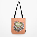 Gemini Heart Cake Tote Bag Gallery Image 2