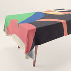 Modern Abstract Art Face 3 Tablecloth Gallery Image 1