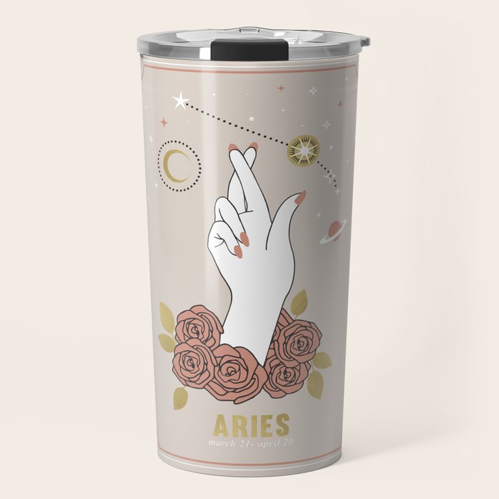 Aries Zodiac Series Travel Mug Gallery Image 1