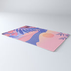 Hawaiian Sunset Tropical Landscape Rug Gallery Image 3