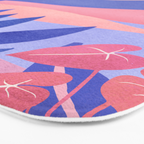 Hawaiian Sunset Tropical Landscape Bath Mat Gallery Image 3