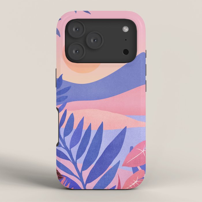 Hawaiian Sunset Tropical Landscape iPhone Case Gallery Image 3