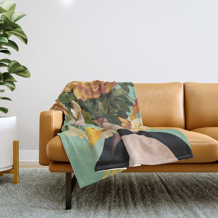 Blooming Essence 2 Throw Blanket Gallery Image 1