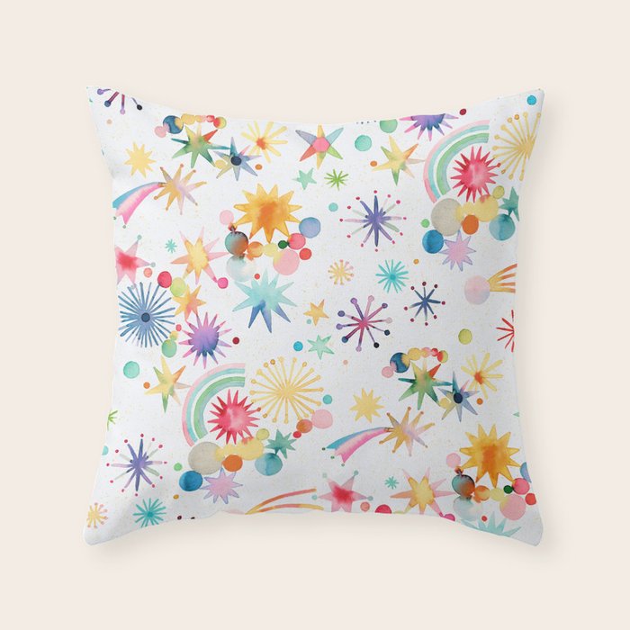 Holiday 2025 Shooting Stars Sky Throw Pillow Gallery Image 6