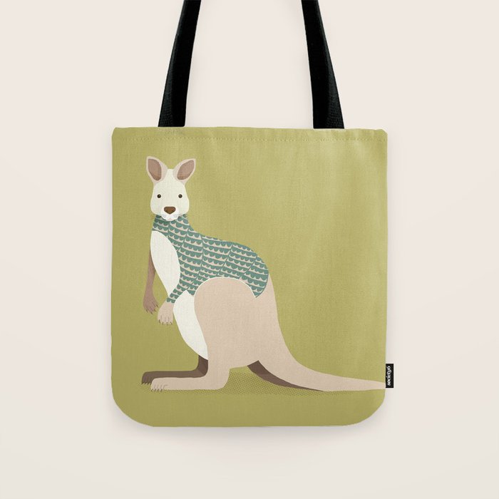 Whimsical Kangaroo Tote Bag Gallery Image 1