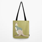 Whimsical Kangaroo Tote Bag Gallery Image 2