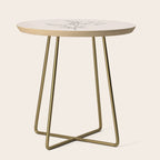 Minimal Line Art Flowers 5 Side Table Gallery Image 1