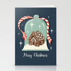 Gingerbread Village Stationery Card Gallery Image 2