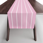 Minimal Arch XXVII Blush Pink Modern Geometric Lines Table Runner Gallery Image 1