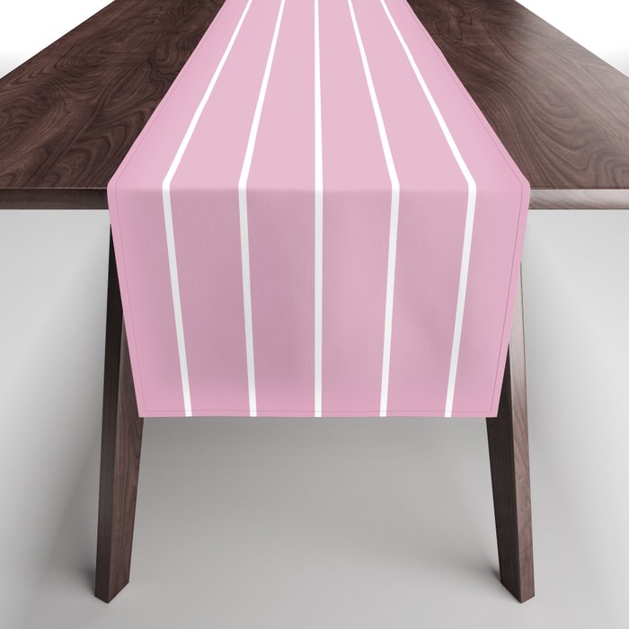 Minimal Arch XXVII Blush Pink Modern Geometric Lines Table Runner Gallery Image 1