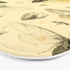 Art from "A Monograph of Oriental Cicadidæ" by William Lucas Distant, 1889 (benefitting The Nature Conservancy) Bath Mat Gallery Image 3