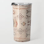 Moroccan Traditional Carpet Arwtork 11 Travel Mug Gallery Image 3