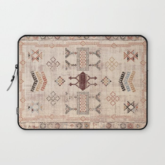 Moroccan Traditional Carpet Arwtork 11 Laptop Sleeve Gallery Image 1