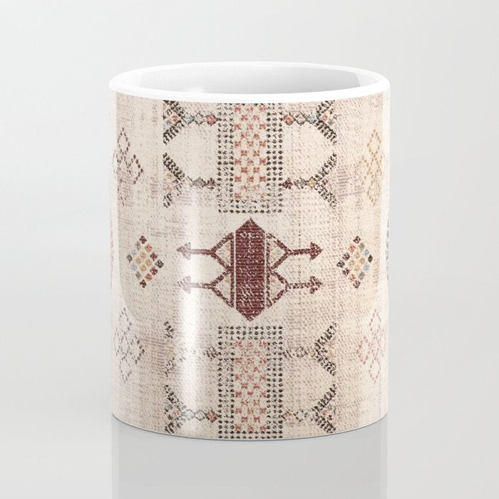 Moroccan Traditional Carpet Arwtork 11 Coffee Mug Gallery Image 4