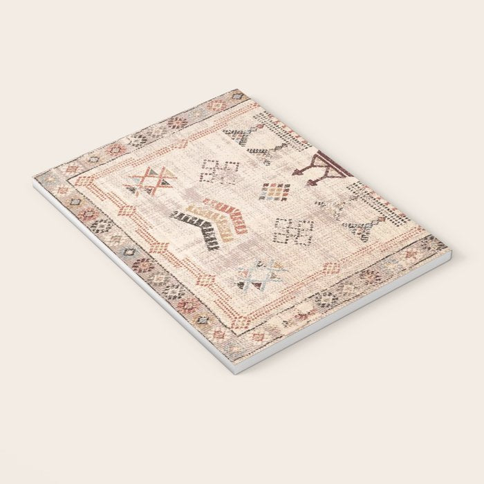 Moroccan Traditional Carpet Arwtork 11 Notebook Gallery Image 3