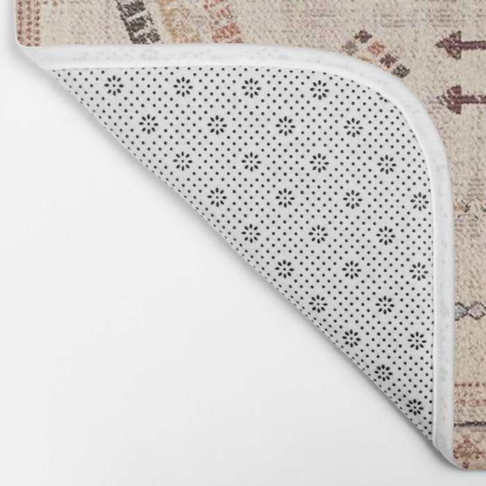 Moroccan Traditional Carpet Arwtork 11 Bath Mat Gallery Image 2
