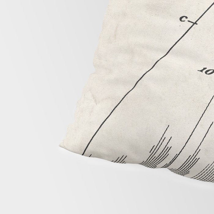 Sailboat Patent - Yacht Art - Antique Pillow Sham Gallery Image 4