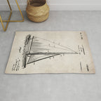 Sailboat Patent - Yacht Art - Antique Rug Gallery Image 1
