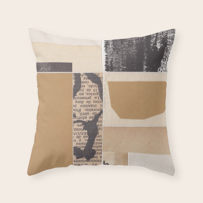 One Color Collection / Muddy Waters Throw Pillow Gallery Image 6