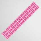 Girly Pink Large Greek Key Pattern Comforters Table Runner Gallery Image 3