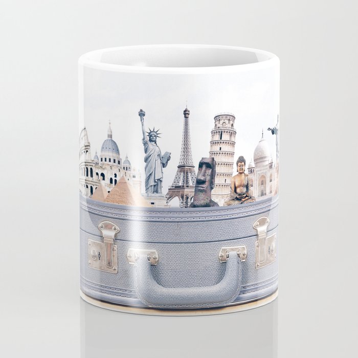 Travel Luggage Coffee Mug Gallery Image 4