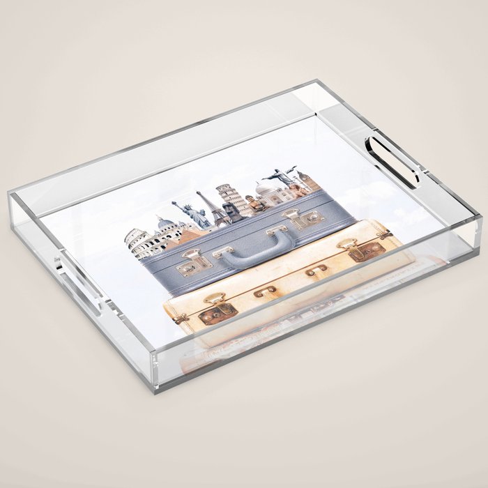 Travel Luggage Acrylic Tray Gallery Image 1